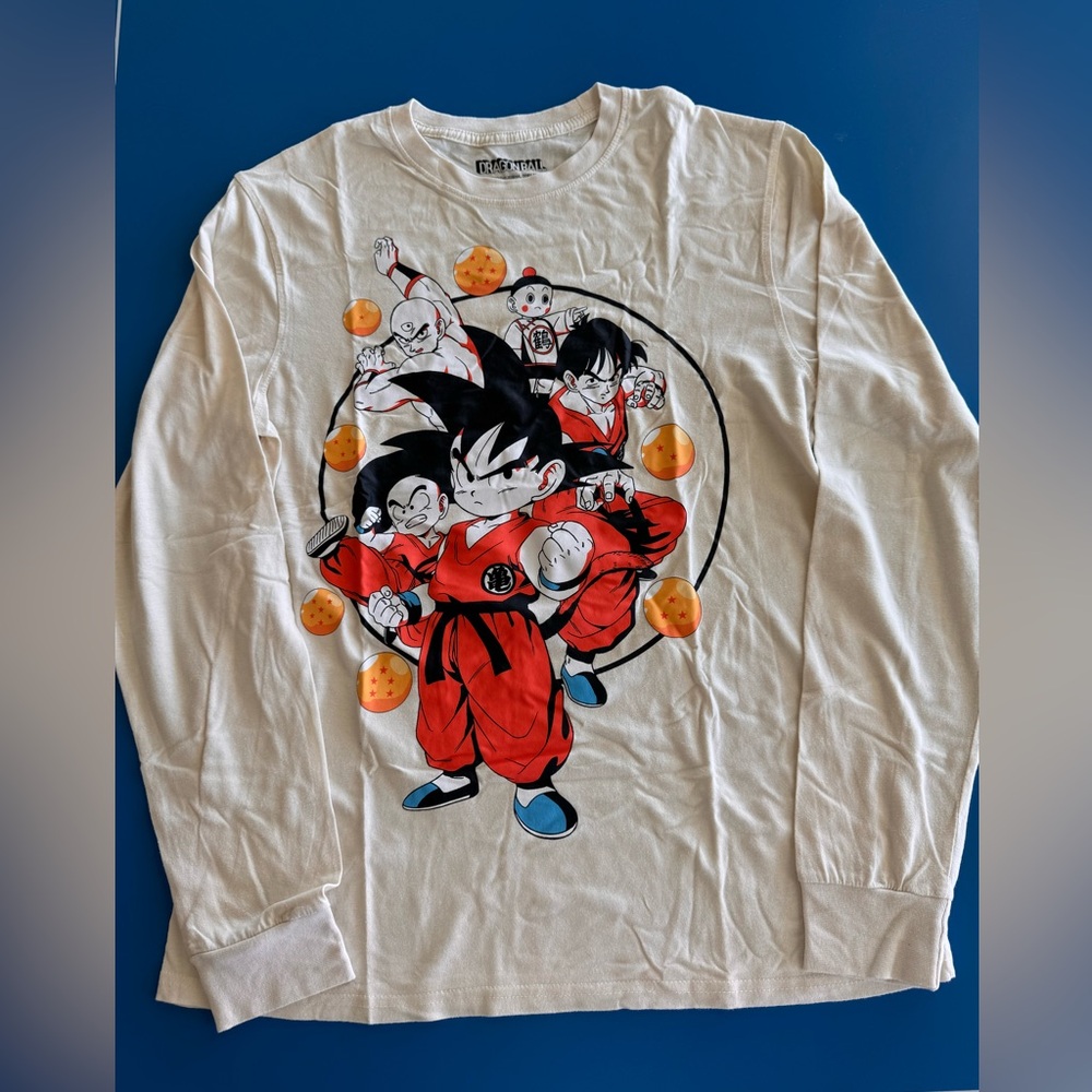 Crunchyroll Dragonball long sleeve t-shirt, size adult small